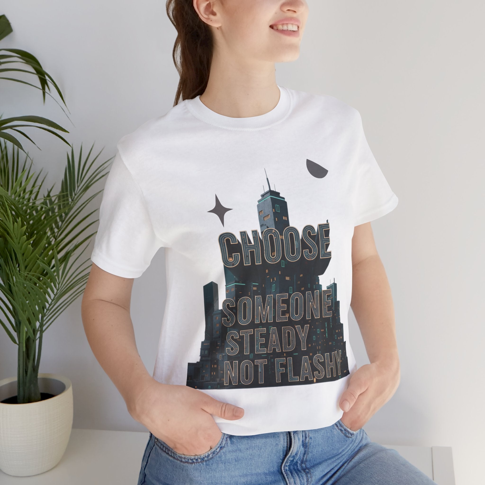Art Deco cityscape tee
