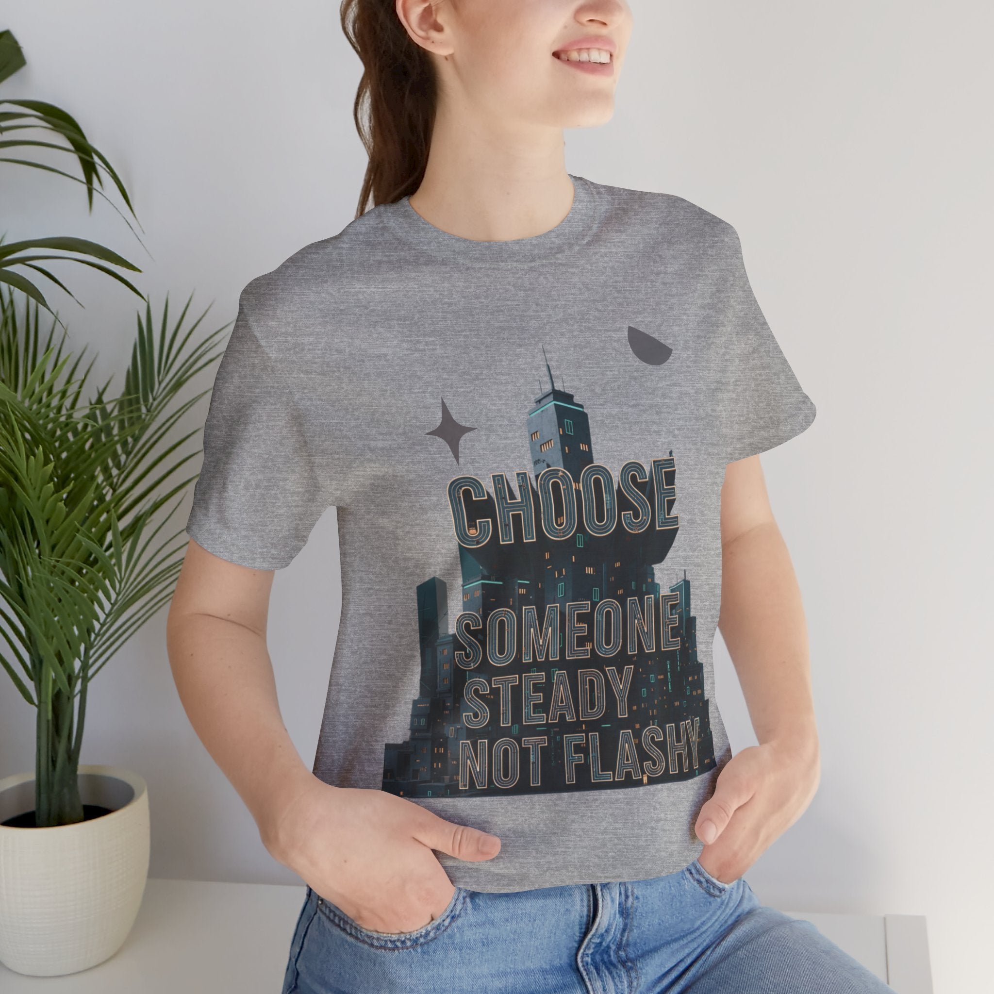 Art Deco cityscape tee
