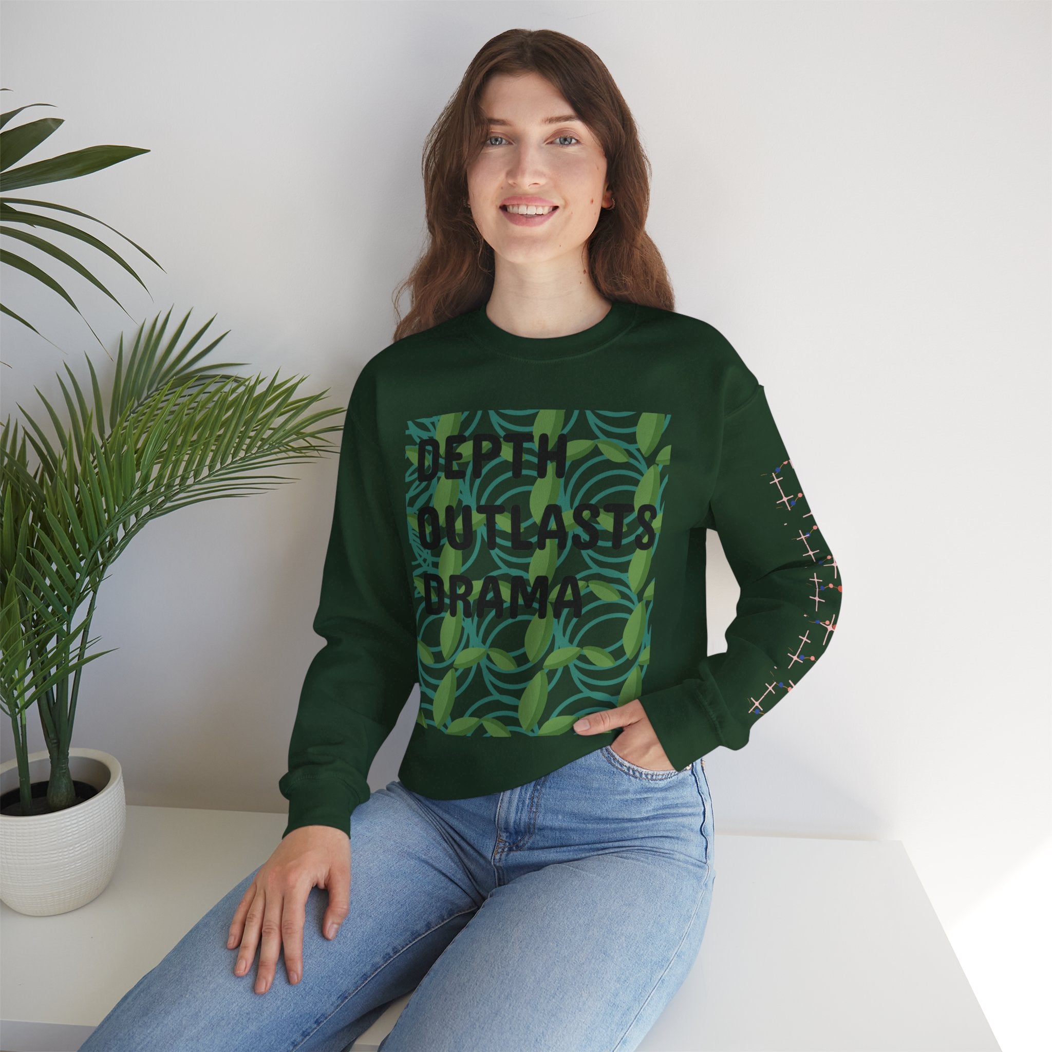 Depth outlast drama Unisex Heavy Blend™ Crewneck Sweatshirt