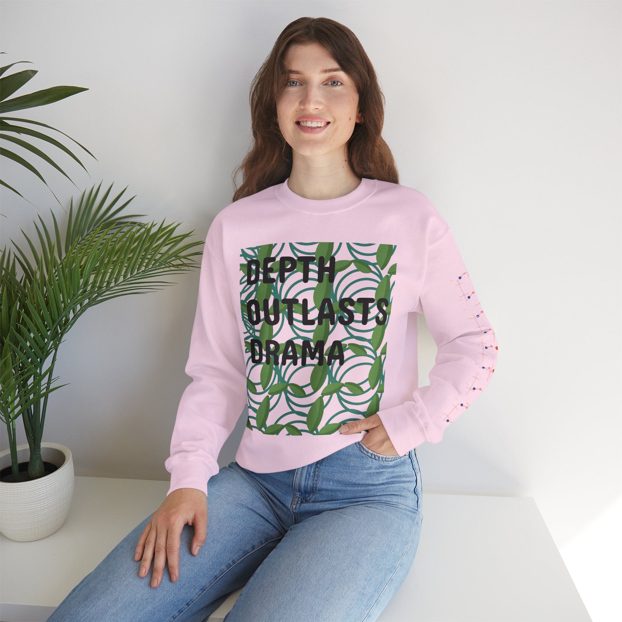 Depth outlast drama Unisex Heavy Blend™ Crewneck Sweatshirt