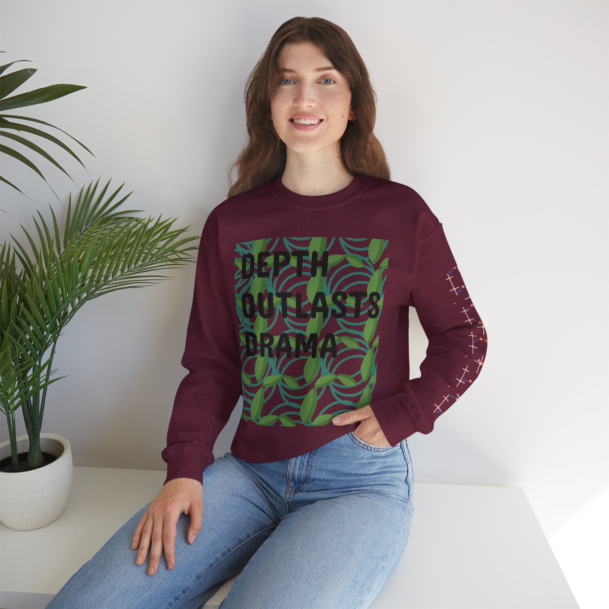 Depth outlast drama Unisex Heavy Blend™ Crewneck Sweatshirt
