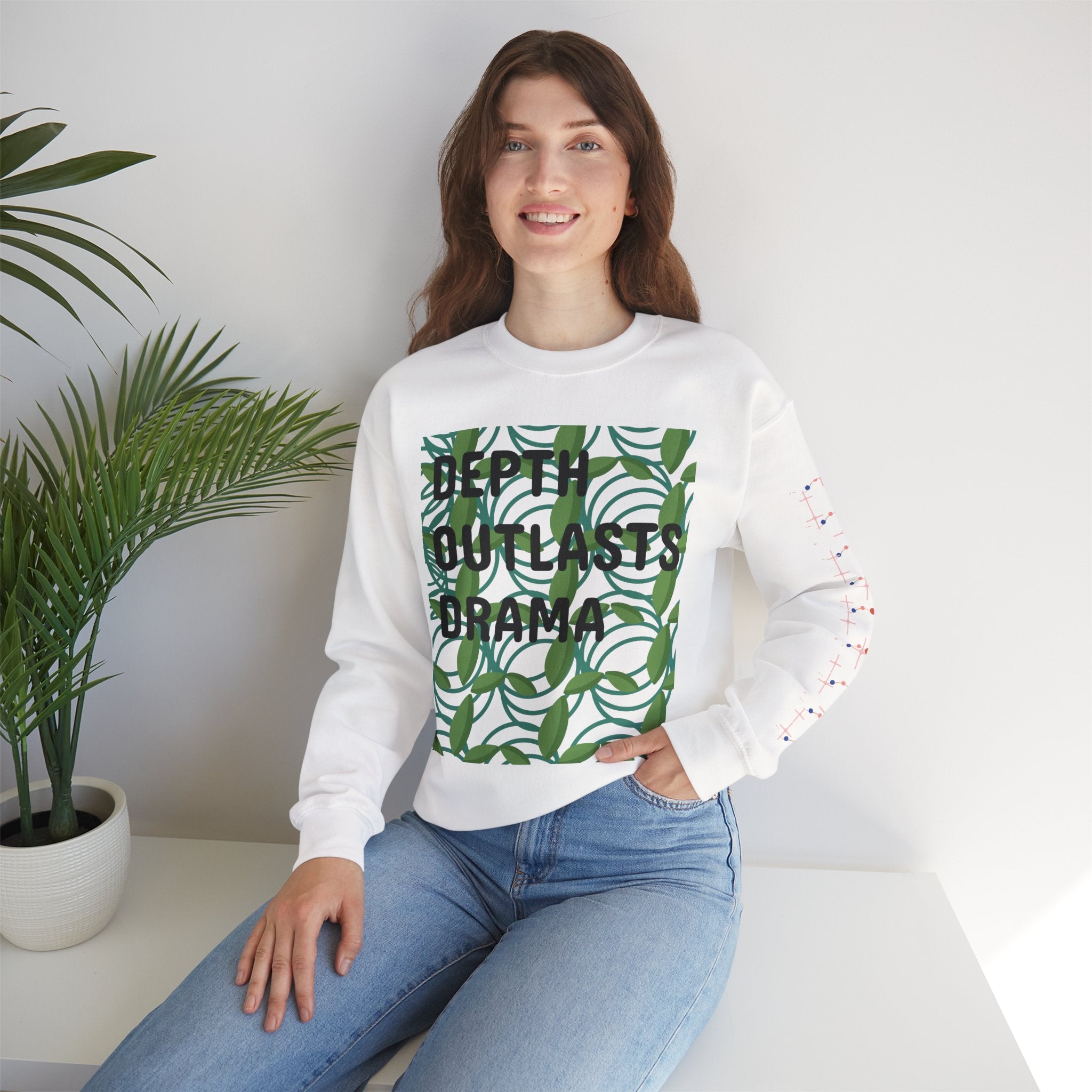 Depth outlast drama Unisex Heavy Blend™ Crewneck Sweatshirt