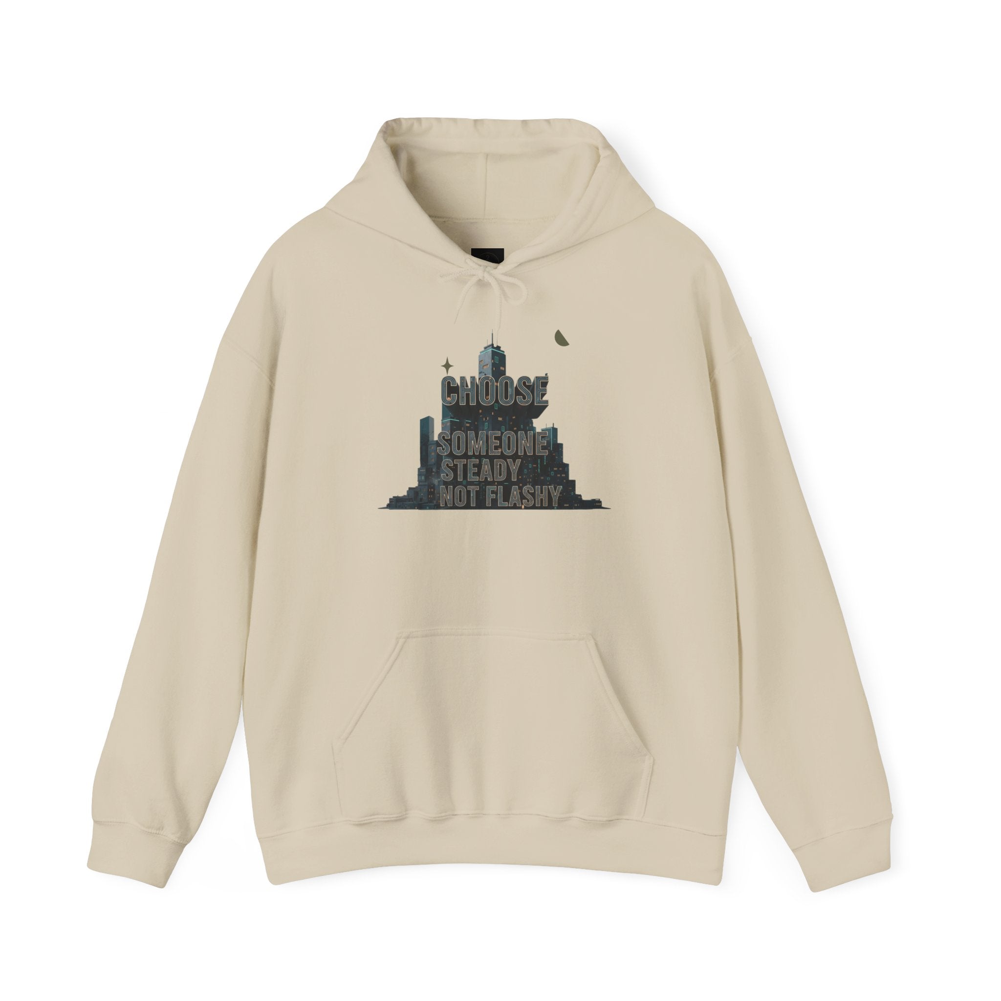 Neo‑Deco Chrome Geometry Hoodie | Art Deco pattern, chrome accents