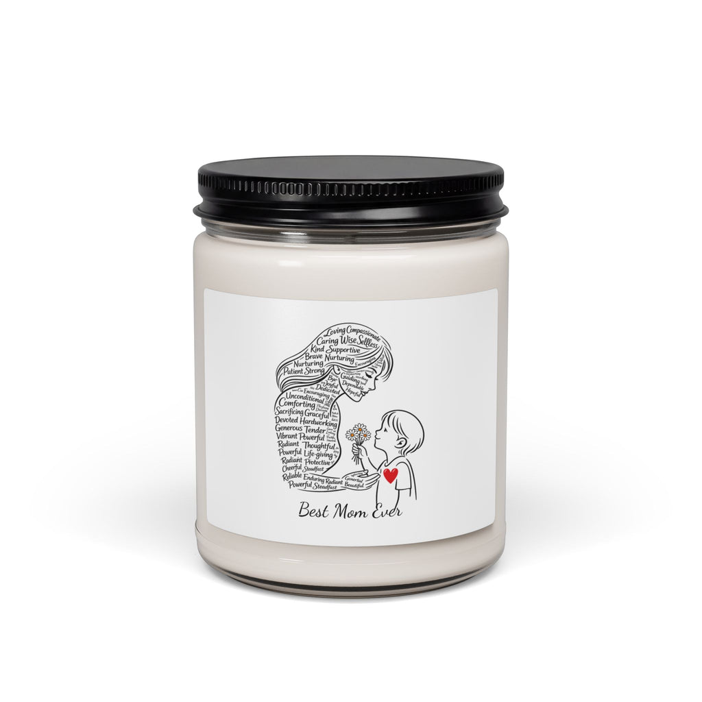 Best Mom Ever Soy Candle – 9 oz Scented Gift for Mother’s Day