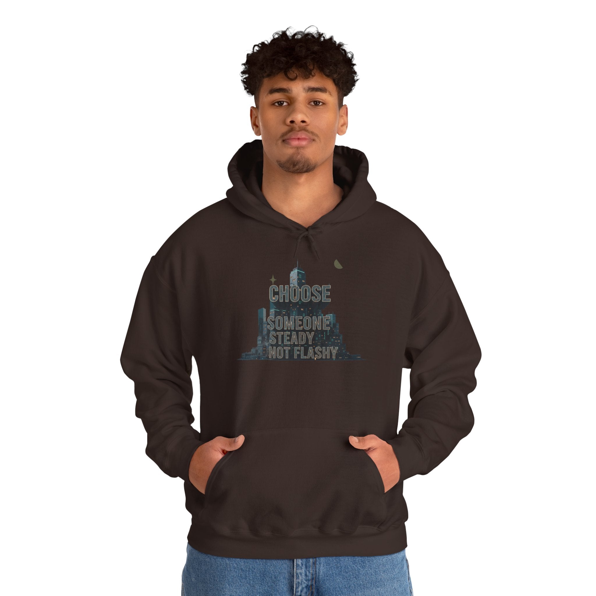 Neo‑Deco Chrome Geometry Hoodie | Art Deco pattern, chrome accents
