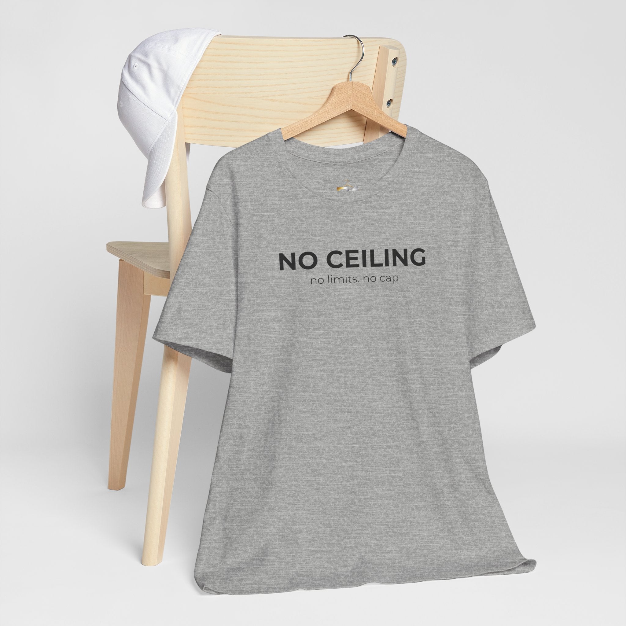 "No Ceiling / The Only Limit Was Never Real" Inspirational Graphic Tee
