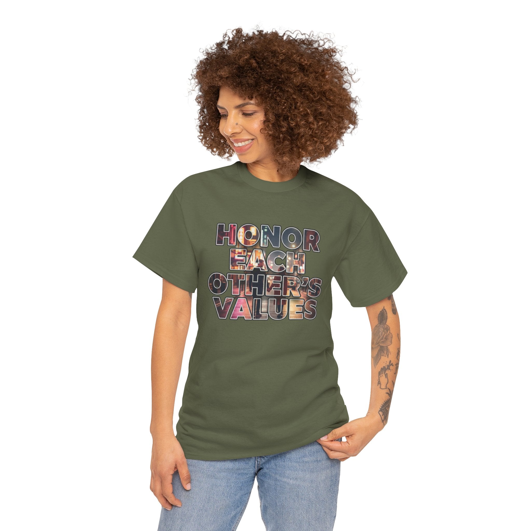 Honor Each Other’s Values T-Shirt — Respect & Unity Graphic Tee