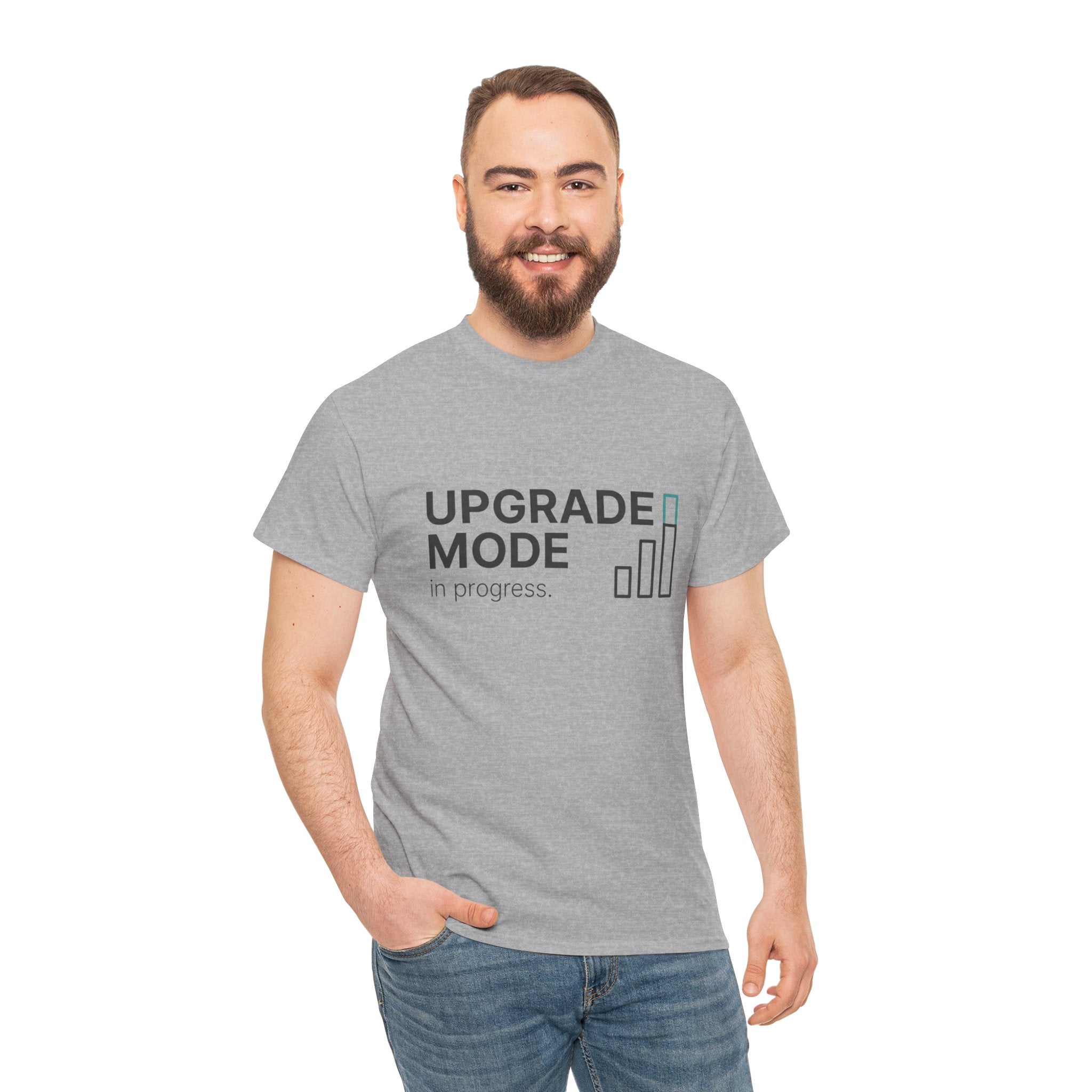 "Upgrade Mode" Motivational Tee (front: Upgrade Mode, back: Becoming better than before)
