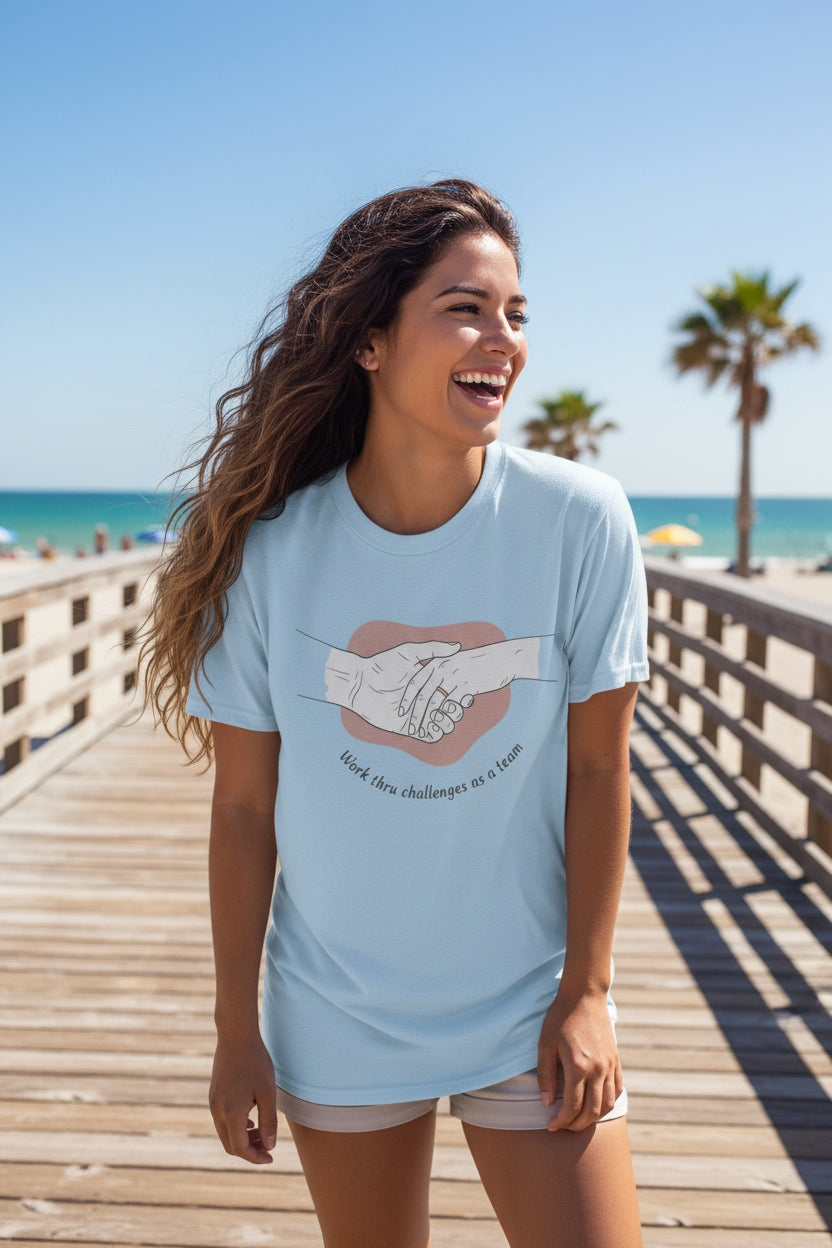 Work thru challenges as a Team Tee